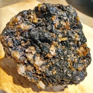 Apatite in mica matrix